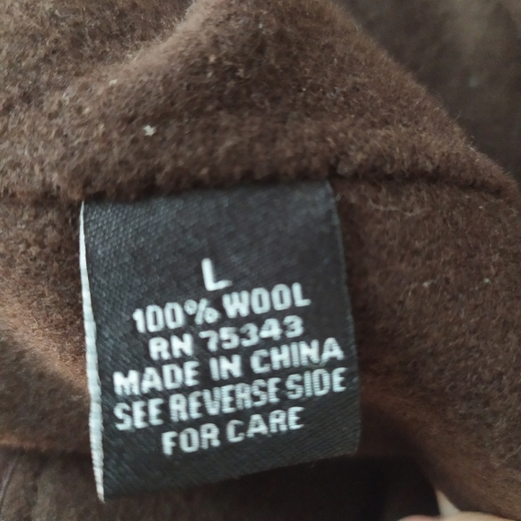 Wool Light Coat Jacket Size L - Picture 6 of 7